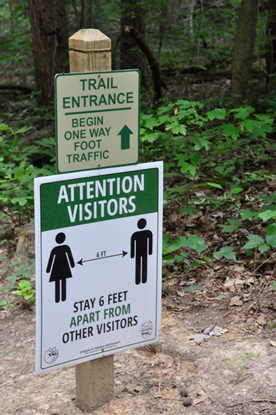 trail entrance sign